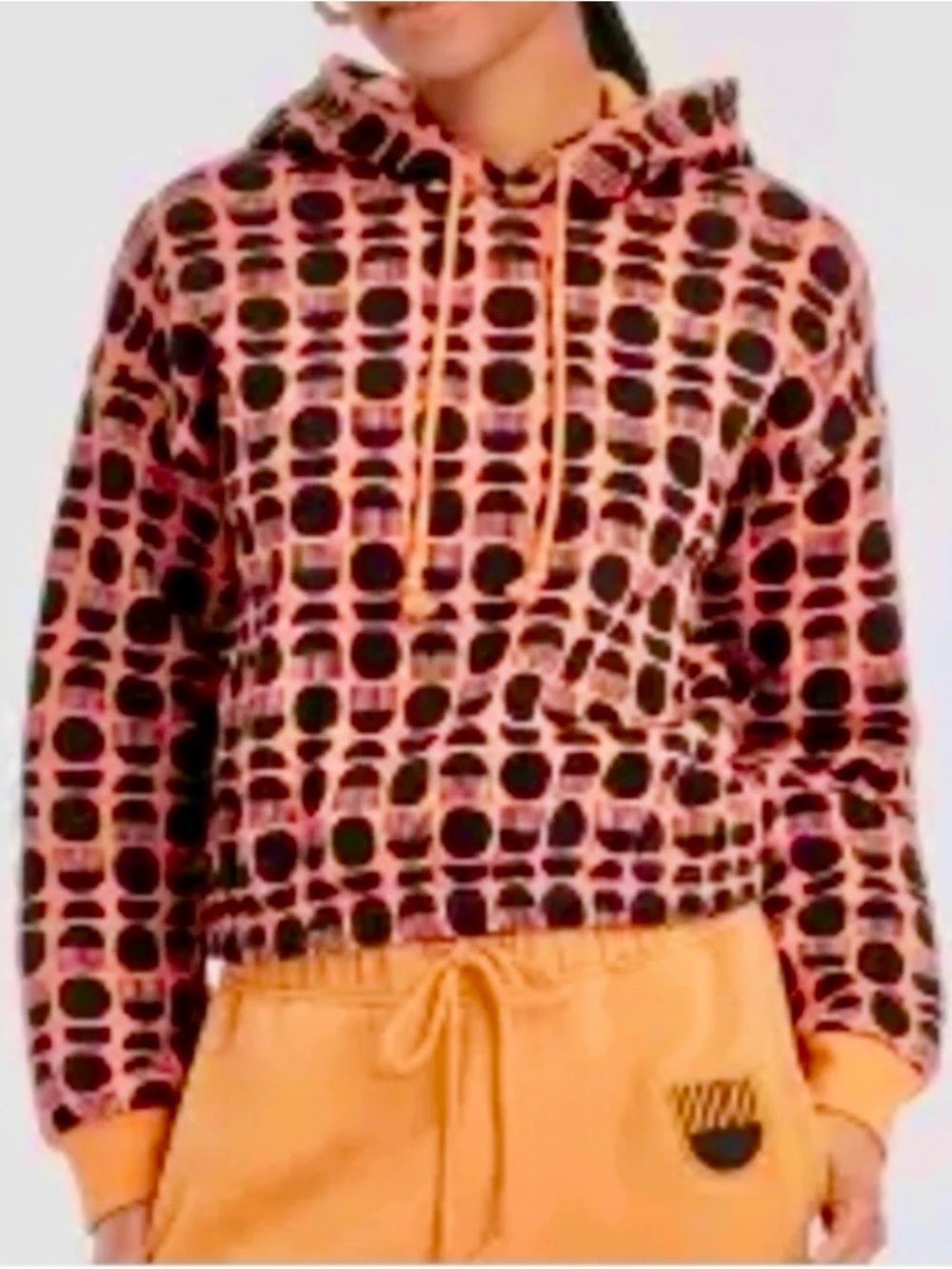 Target Black History Month Adult hoodie Hadiya Williams Orange XS